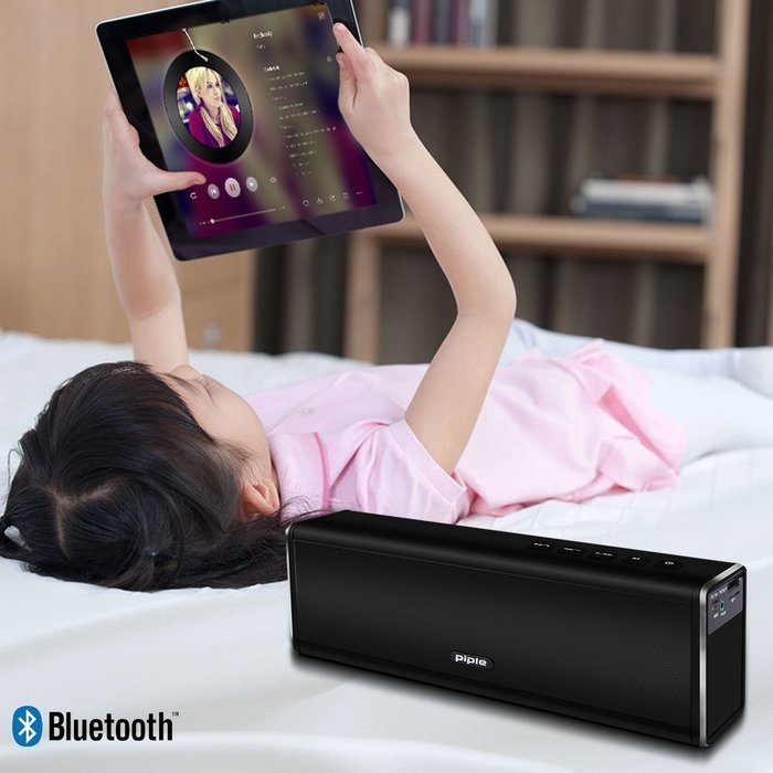 NAMEO Wireless Bluetooth Speaker, Bluetooth 4.0 Aluminum-Alloy USB Rechargeable Built-in 4000mAh Battery Power... N4