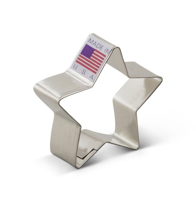 Ann Clark Star Cookie Cutter - 2 Inches - Tin Plated Steel