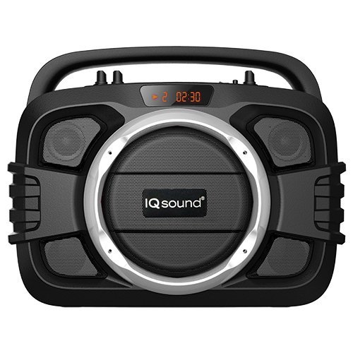 SuperSonic Wireless SoundBox - Toughneck Portable Audio System, Red (IQ-2400 Red) N3