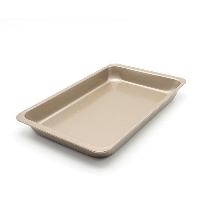 SS&CC Non Stick 11 Inch Oven Baking and Cookie Sheet Heavy-gauge Steel (golden)