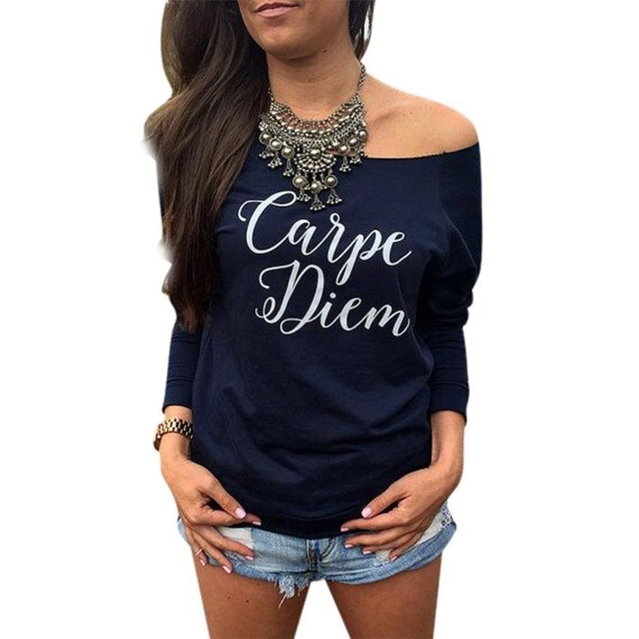 AIMTOPPY Women Loose Tops Long Sleeve T-Shirt Casual Blouse (M, Purple) N16