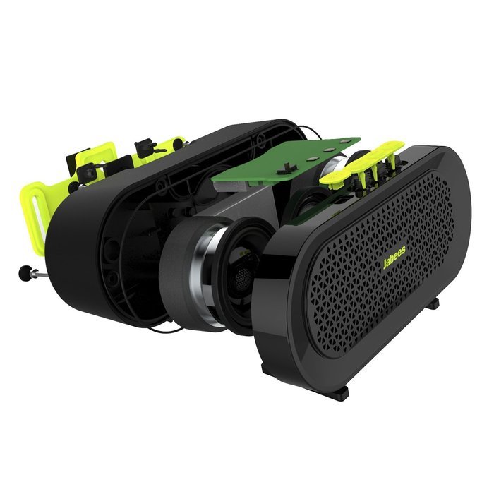 Jabees Beatbox Bi Portable Waterproof Bluetooth Wireless Bike Speakers with Built-in Bike Mount for Cycling Outdoor... N5