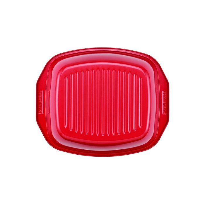 SilverStone Hybrid Ceramic Nonstick Bakeware Roaster with Self-Rack, 14 x 12-1/2", Marine Blue N7