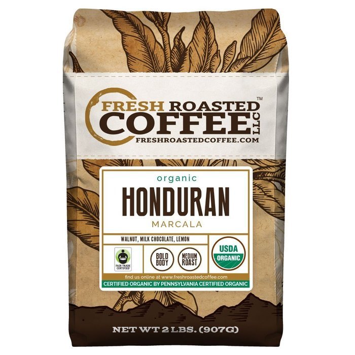 Honduran Marcala OFT Coffee, Whole Bean Coffee, Fresh Roasted Coffee LLC. (5 lb.) N6