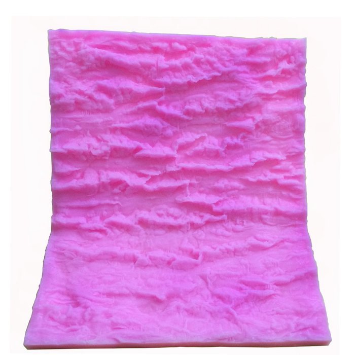 Mikiso 1202 Texture 2-Piece Mold Set Tree Bark and Brick Wall Impression Moulds Gum Paste Impression Mat Fondant... N12