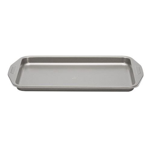 Patisse Carat Jelly Roll Pan with Heavy Duty Double Non-Stick Coating, Dark Grey Metallic