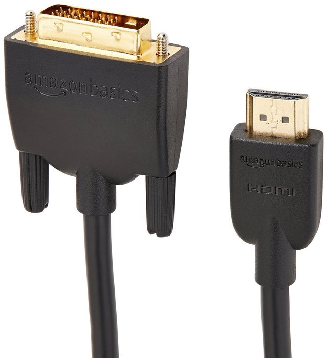 AmazonBasics HDMI to DVI Adapter Cable - 6 Feet (Latest Standard) N13