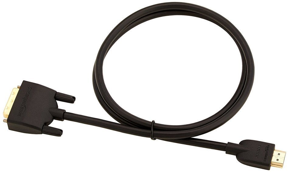 AmazonBasics HDMI to DVI Adapter Cable - 6 Feet (Latest Standard) N14