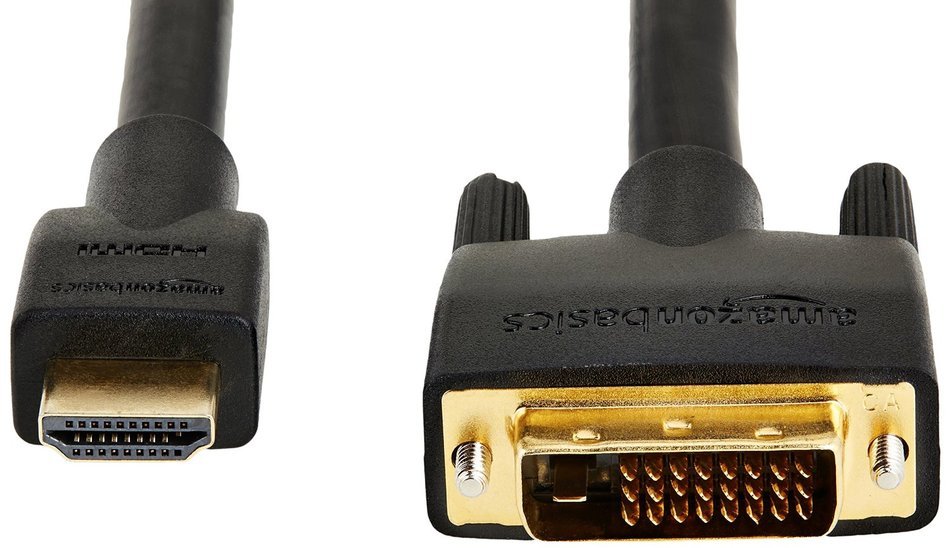 AmazonBasics HDMI to DVI Adapter Cable - 6 Feet (Latest Standard) N16
