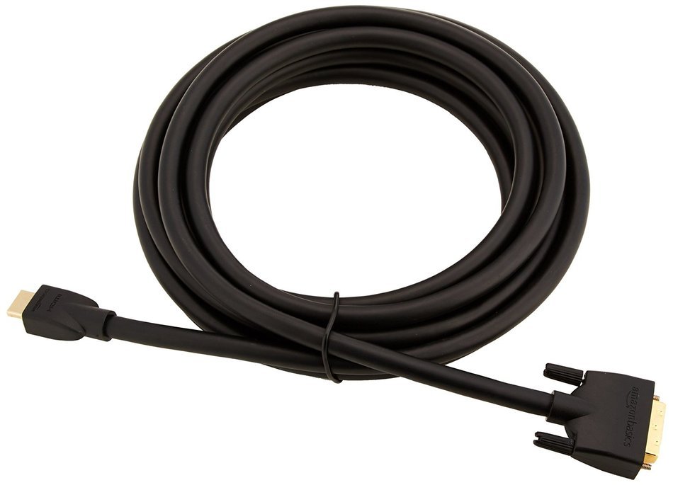 AmazonBasics HDMI to DVI Adapter Cable - 6 Feet (Latest Standard) N22