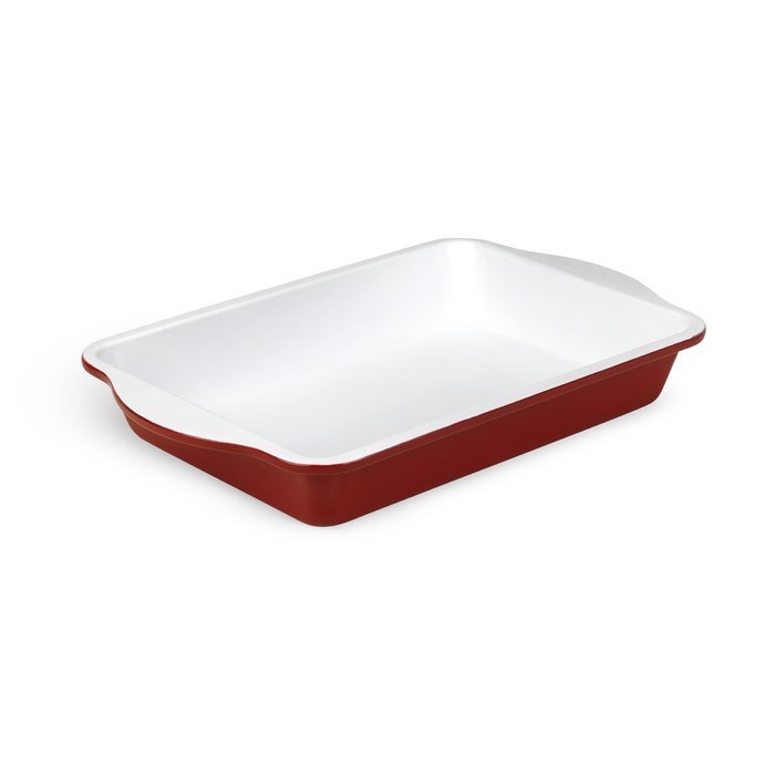 Bialetti Aeternum Red 7312 Cookie Sheet, Large, 11-inch x 17-inch N4