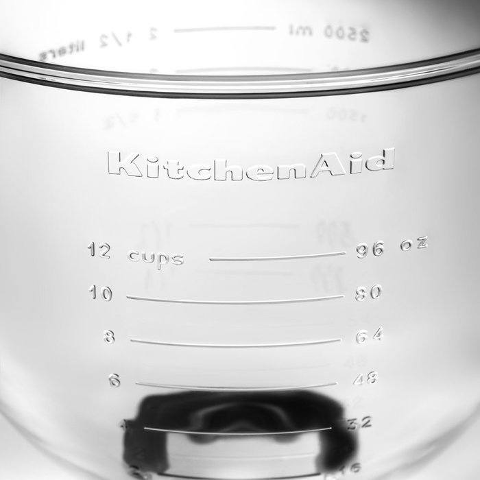 KitchenAid K5GB 5-Qt. Tilt-Head Glass Bowl with Measurement Markings & Lid N3
