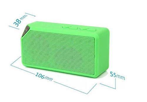 JCare Mini Bluetooth Speaker X3 TF USB FM Radio Wireless Portable Music Sound Box Subwoofer Loudspeakers with... N5