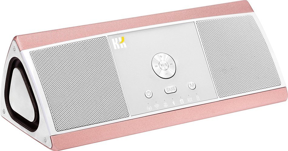 KK Bluetooth / WiFi Speaker , Portable Wireless Stereo Speaker with Subwoofer Bass , Apple Airplay, DLNA, Multi... N4