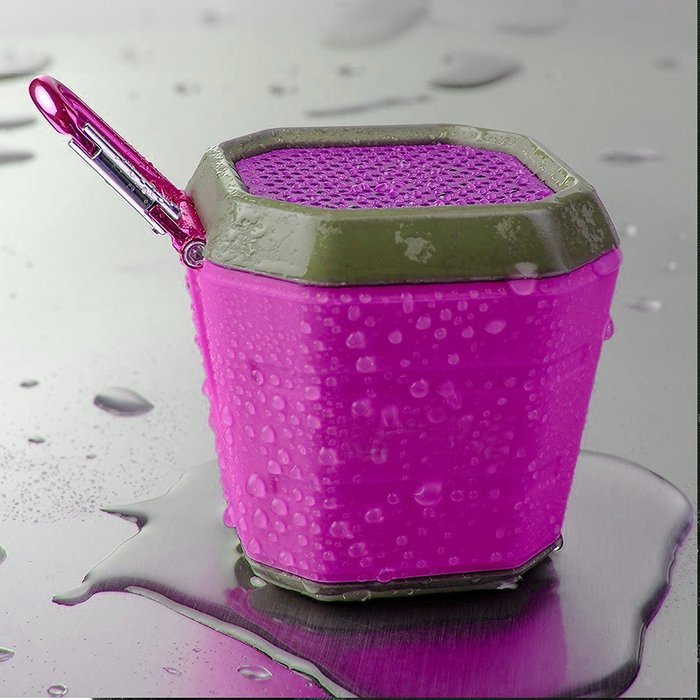 OREI Portable Splash Proof Bluetooth 4.0 Speaker Wireless Double-coil Speakers with Microphone Rechargeable Battery... N2