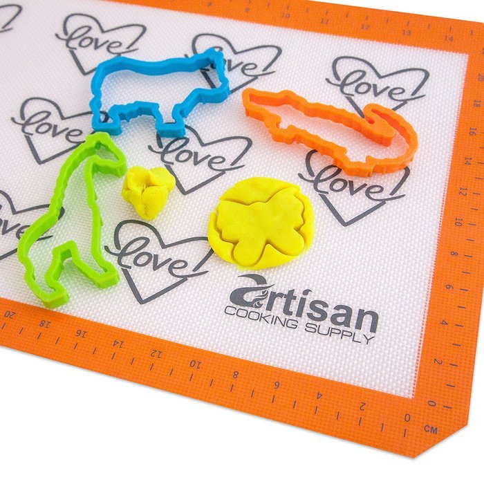 Silicone Nonstick Baking Mats, 2 Pack, With Measurements | FREE Recipe eBook by Artisan Cooking Supply | Nontoxic... N6