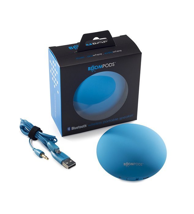 Boompods Downdraft 3 Watt Wired Portable Rechargeable Speaker with Micro USB Charging Cable and Audio Cable N9