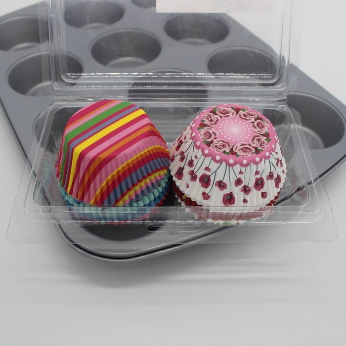 SophieBella 200-Count 8-Styles-Assorted Baking-Cups Muffin-Liners Style-C for Wedding Holiday Party N7