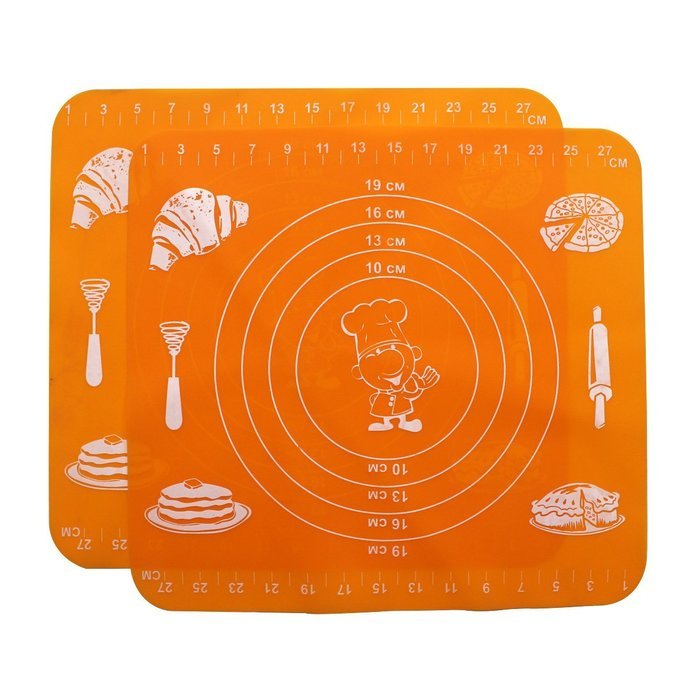 Hippih Non Stick Heat Resistant Raised Pyramid Shaped Healthy Cooking Silicone Baking Mat, Roasting Mats (Green) N12