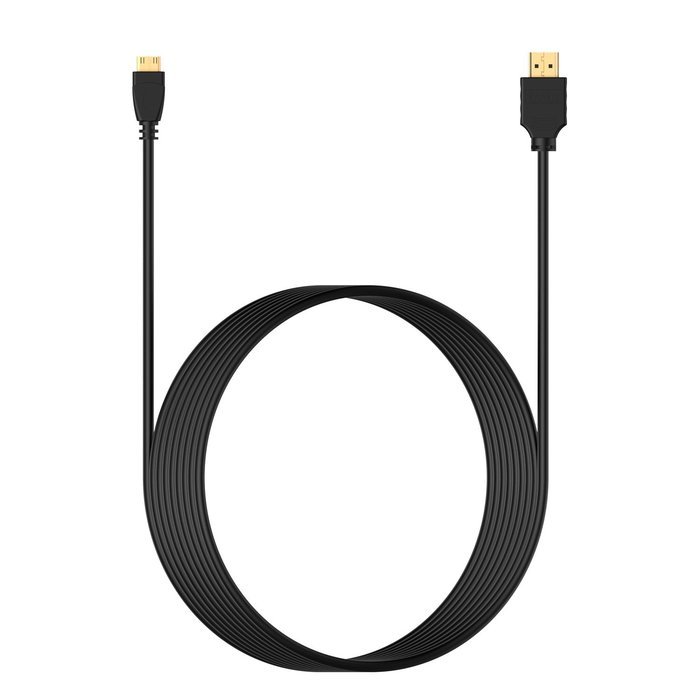 Mini HDMI to HDMI Cable, Rankie High-Speed Mini-HDMI to HDMI Cable - 15 Feet (Black) - R1110C N6
