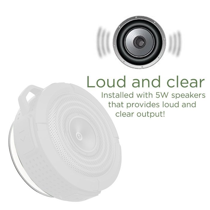 Hipipooo Portable Waterproof Bluetooth 3.0 5W Wireless Bluetooth Speakers C6 Stereo Sound box for Phones Computer... N15