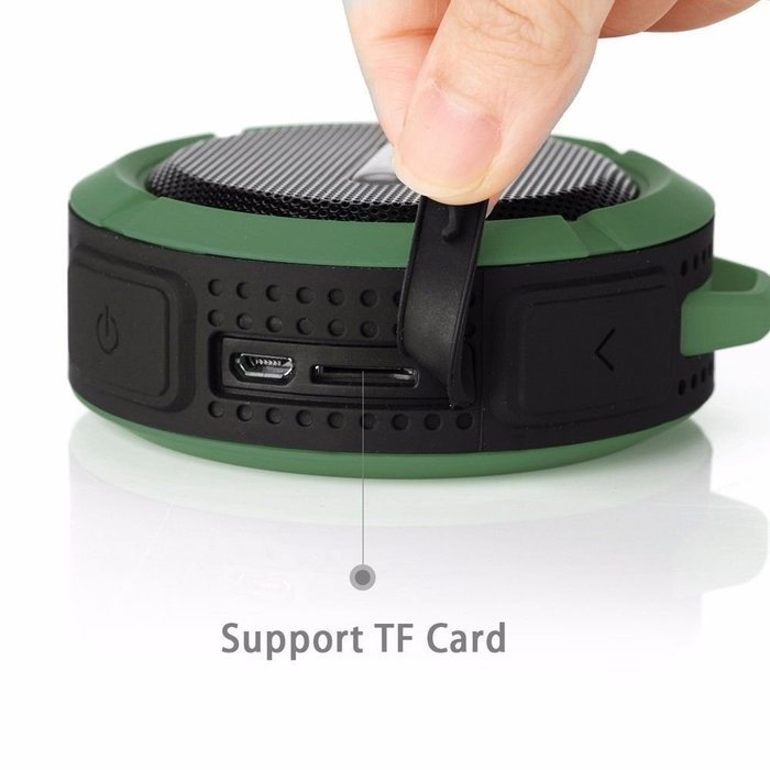 Hipipooo Portable Waterproof Bluetooth 3.0 5W Wireless Bluetooth Speakers C6 Stereo Sound box for Phones Computer... N20