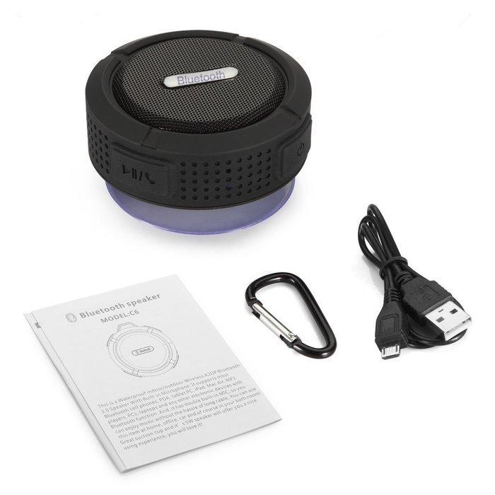 Hipipooo Portable Waterproof Bluetooth 3.0 5W Wireless Bluetooth Speakers C6 Stereo Sound box for Phones Computer... N28