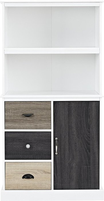 Altra Mercer 50" TV Console with Multicolored Door Fronts, White N22
