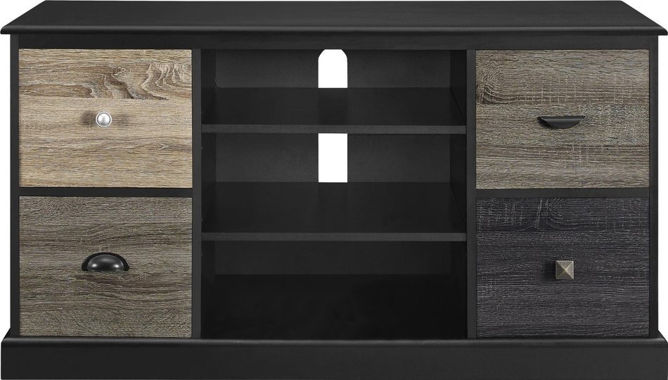 Altra Mercer 50" TV Console with Multicolored Door Fronts, White N42