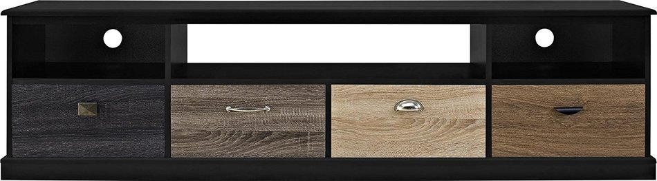 Altra Mercer 50" TV Console with Multicolored Door Fronts, White N59