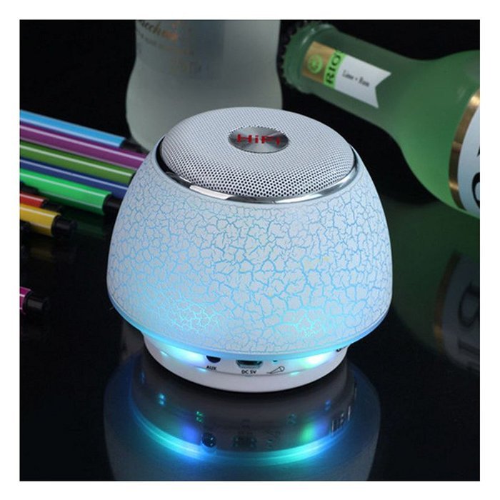 iHome Fusion Portable Bluetooth Speaker LED Light Lamp FM Radio Hand-Free Call MP3 Player TF/Micro SD Card Perfect... N17