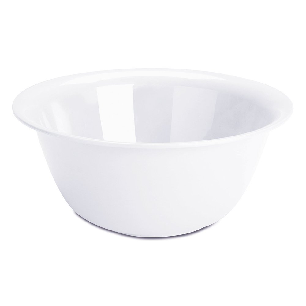 Set of 4 - White Plastic Mixing Bowls - 6 Quarts N2 free image download