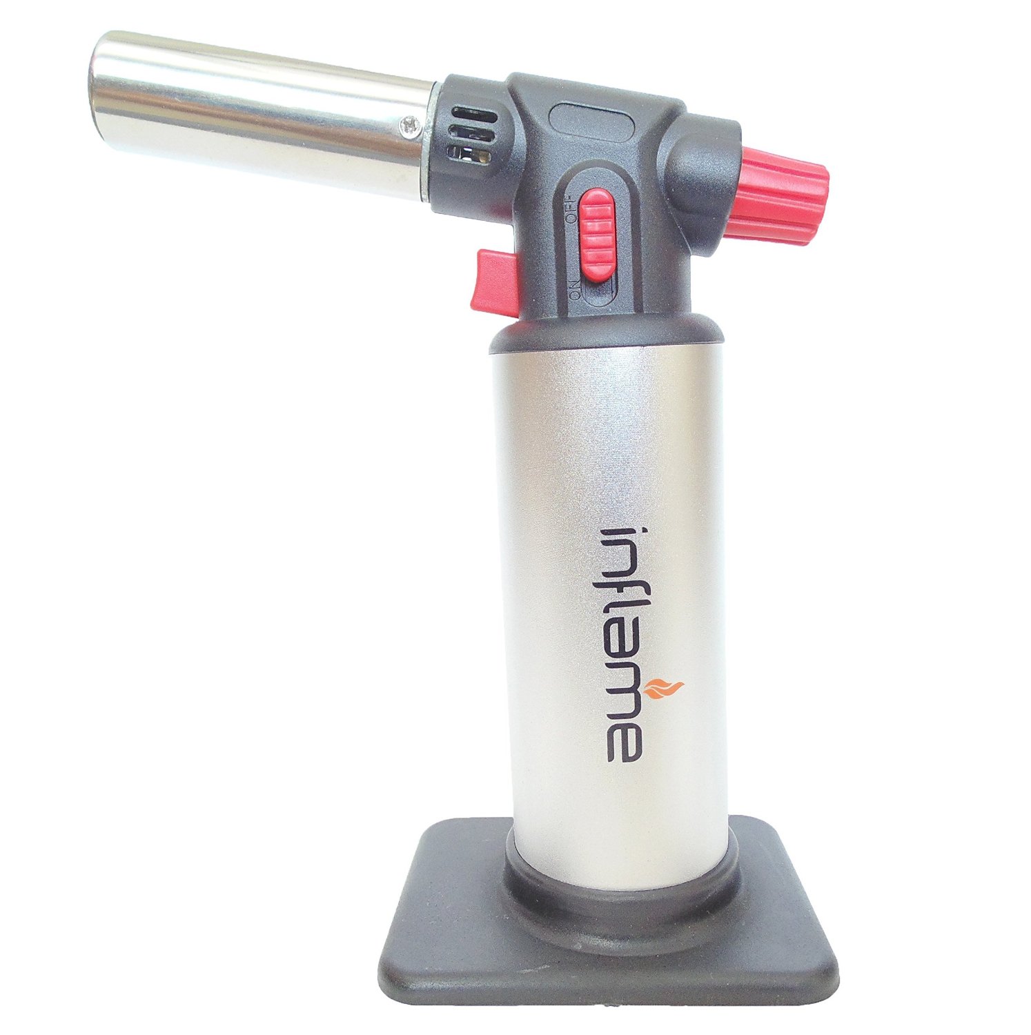 Inflame Butane Cooking Torch with Fuel Gauge for Home and Culinary