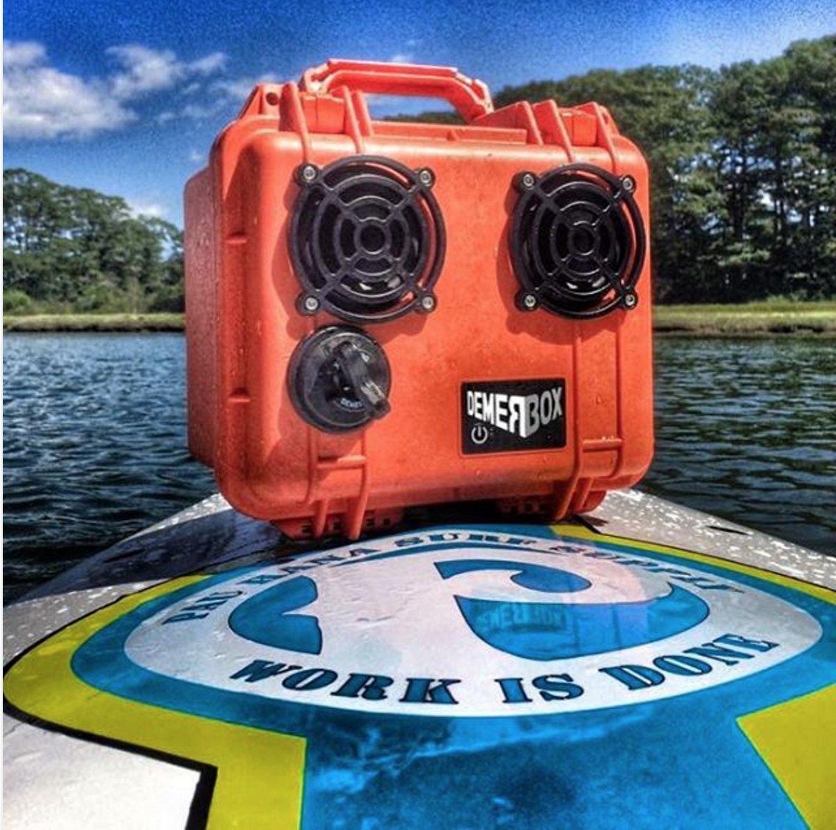 DemerBox - Rugged, Waterproof, Bluetooth Speaker (Haast Orange) free ...