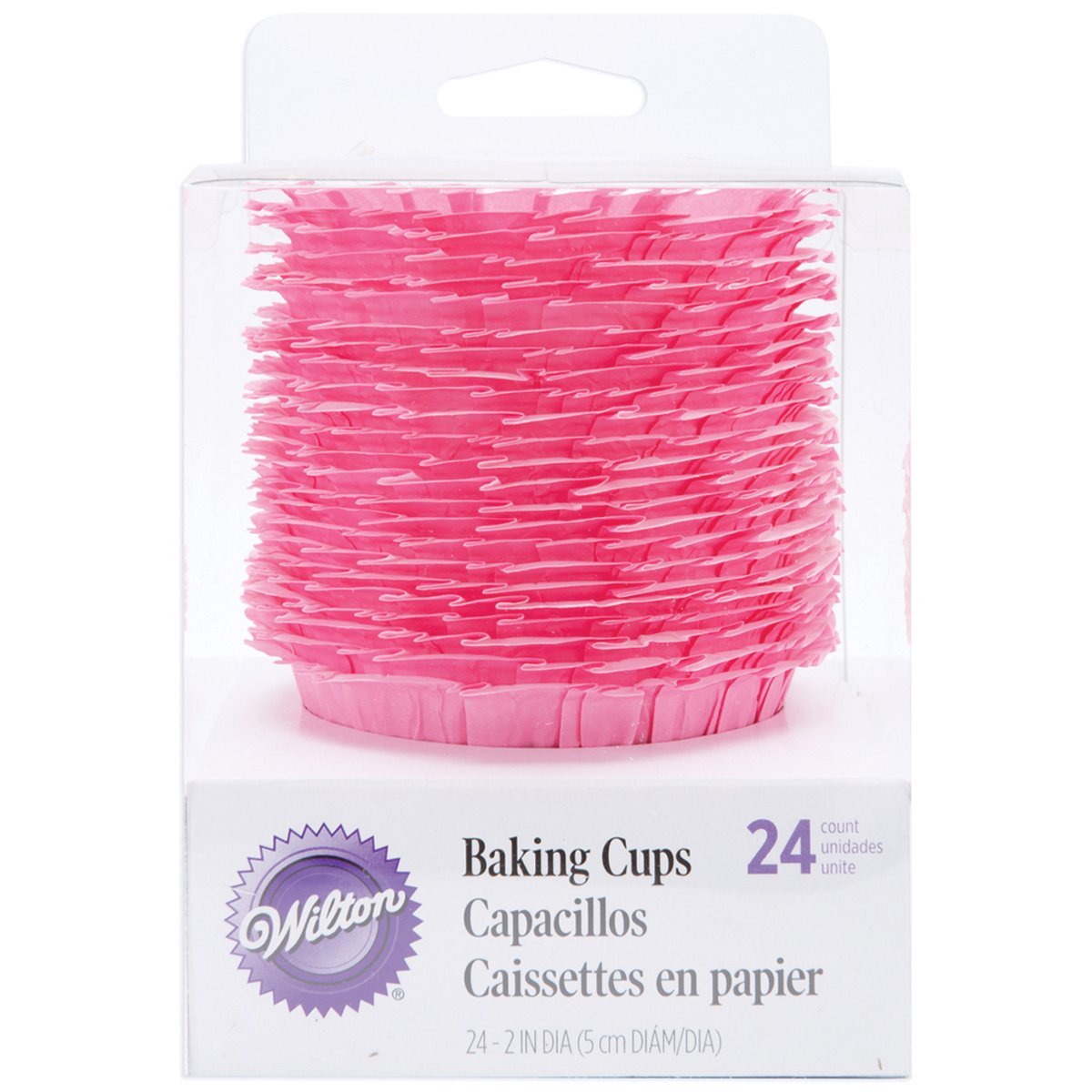 Wilton Ruffle Baking Cups, Standard, 24-Count, Pink free image download