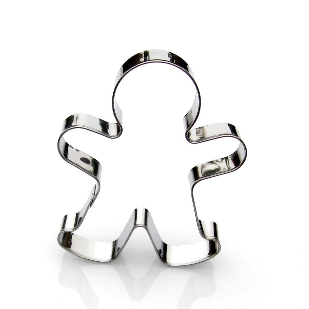 Gingerbread Man Cookie Cutter Stainless Steel Free Image Download 0563