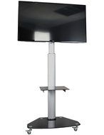 VIVO TV Cart for LCD LED Plasma Flat Panels Stand with Wheels Mobile fits 37" to 70" (STAND-TV02D) N8