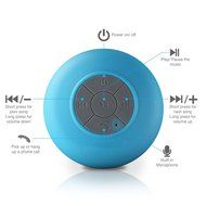 MOFELE Shower Speaker Portable mini Waterproof Wireless Bluetooth Speaker Shower Hands-free Suction In-car Mic...
