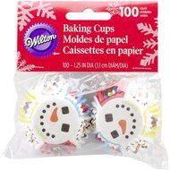 Wilton 415-1816 100-Pack Merry and Sweet Baking Cups, Mini