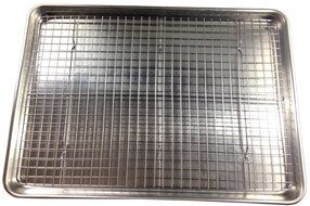 Checkered Chef Cooling Rack Baking Rack. Stainless Steel Oven and Dishwasher Safe. Fits Half Sheet Cookie Pan N2