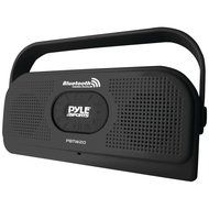 PYLE PBTW20BK Surf Sound 2-In-1 Waterproof Wireless Bluetooth Stereo Speaker &amp; Microphone for Call Answering,...