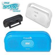 PYLE PBTW20BK Surf Sound 2-In-1 Waterproof Wireless Bluetooth Stereo Speaker &amp; Microphone for Call Answering,... N4