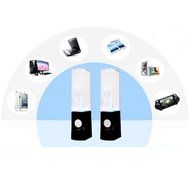 Aolyty Colorful LED Dancing Water Fountain Light Show Sound Speaker for iPhone iPad Laptops Smartphone Black N2