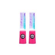 Aolyty Colorful LED Dancing Water Fountain Light Show Sound Speaker for iPhone iPad Laptops Smartphone Black N8