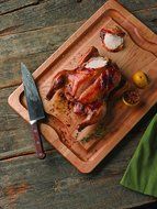 J.K. Adams 20-Inch-by-14-Inch Sugar Maple Wood Barbeque Carving Board N2
