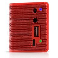 Naztech 12256 N52 Koncert Bluetooth Speaker - Retail Packaging - Red N3