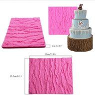 Fondant Impression Mat, Ylife Tree Bark texture Design Silicone Cake Decorating Supplies for Cupcake Wedding Cake... N2