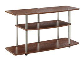 Convenience Concepts Designs2Go 3-Tier Wide TV Stand, Black N4