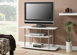 Convenience Concepts Designs2Go 3-Tier Wide TV Stand, Black N12