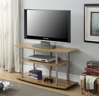 Convenience Concepts Designs2Go 3-Tier Wide TV Stand, Black N15